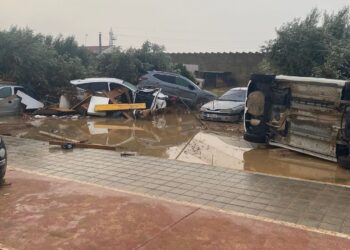 Pepi González, peñarandina en Paiporta (Valencia): «No os podéis imaginar lo que es esto, el miedo, la impotencia, es un horror»