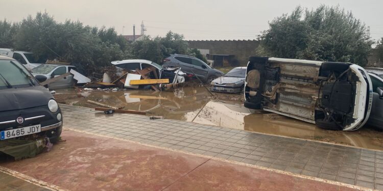 Pepi González, peñarandina en Paiporta (Valencia): «No os podéis imaginar lo que es esto, el miedo, la impotencia, es un horror»