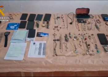 La Guardia Civil desmantela una organización que robaba en Salamanca usando llaves y documentación sustraídas en coches