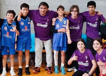 El baloncesto se abre paso en Peñaranda: gran papel del equipo infantil en Juegos Escolares con tres victorias en tres partidos