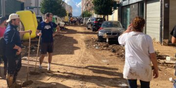 El pabellón de Peñaranda acogerá desde el lunes la recogida de comida y otros productos para los afectados por la DANA