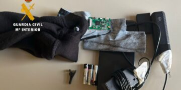 El sofisticado sistema de fraude durante un examen para la recuperación del permiso de conducir descubierto en Salamanca