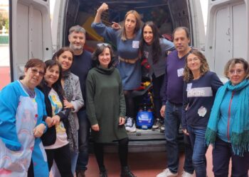 Objetivo cumplido en el colegio «Unamuno» de Peñaranda: material escolar, juguetes y libros llegarán mañana a Paiporta