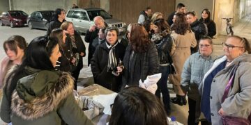 La Asociación Juvenil Papelera de Villaflores recauda fondos con una castañada solidaria a favor de los afectados por la DANA