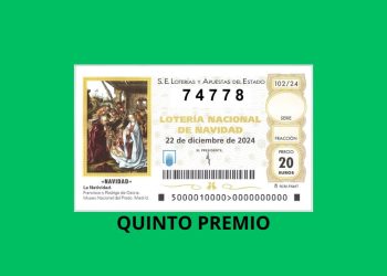 74778, otro quinto que también cae en Peñaranda con un décimo vendido en el mismo punto de venta situado en la plaza Nueva