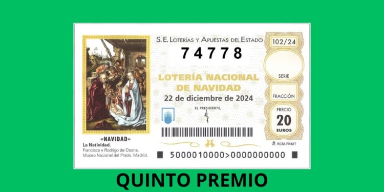 74778, otro quinto que también cae en Peñaranda con un décimo vendido en el mismo punto de venta situado en la plaza Nueva