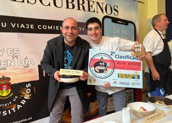 El chef peñarandino Álex Marcos, con su «Hedoismo Salvaje», segundo clasificado en el Concurso Nacional de Cocina con Trufa