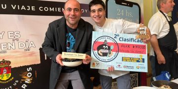 El chef peñarandino Álex Marcos, con su «Hedoismo Salvaje», segundo clasificado en el Concurso Nacional de Cocina con Trufa