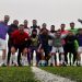 Reencuentro de «viejas glorias» del Club Deportivo Peñaranda con un partido disputado en el estadio municipal Luis García