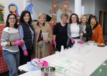 Chocolatada en Villoria a favor de Acción Verapaz para poner el broche a un intenso día cargado de solidaridad en el municipio