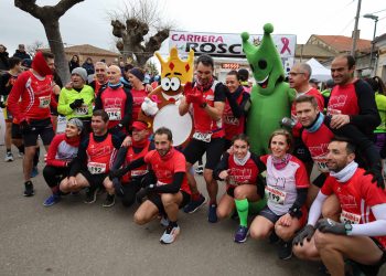 Juan Bueno y Andrea Jaén se llevan el triunfo en la XII edición de la Carrera del Roscón celebrada en Paradinas de San Juan