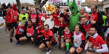 Juan Bueno y Andrea Jaén se llevan el triunfo en la XII edición de la Carrera del Roscón celebrada en Paradinas de San Juan