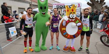 Juan Bueno y Andrea Jaén se llevan el triunfo en la XII edición de la Carrera del Roscón celebrada en Paradinas de San Juan