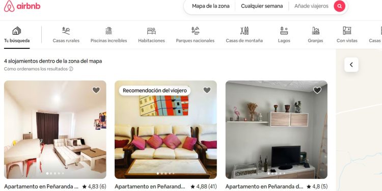 Peñaranda está lejos de sucumbir al boom de los apartamentos turísticos con sólo cuatro ofertados en el principal portal web
