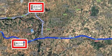 ¿Cuánto tardarían los Bomberos del parque de Villares de la Reina en llegar a un suceso en Peñaranda?: mínimo de 42 a 46 minutos