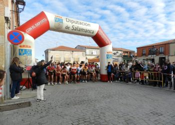 Alberto Bravo y Verónica Sánchez ganan la exitosa II edición del Cross Popular Campus Pini celebrada hoy en Cantalpino