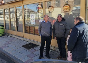 Maxi Bretón, el hostelero de Babilafuente que ha interrumpido su día de descanso tras dar 75.000 euros del sorteo del Niño