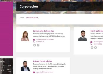 Sólo tres de los trece ediles que forman la Corporación Local de Peñaranda aparecen en la información de la web municipal