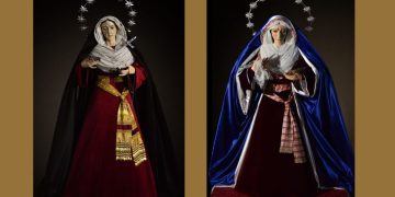 Las imágenes de la Soledad y la Esperanza ya visten de hebreas en Peñaranda de cara al tiempo litúrgico de la Cuaresma