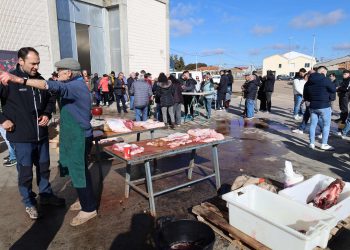 Arabayona de Mógica estrena su fiesta de la matanza tradicional con un sol espléndido y una gran participación en las actividades