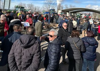 El sector primario se moviliza frente a la planta de biocarburantes de Babilafuente contra los precios «de derribo» del cereal