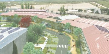 Así será el nuevo bulevar del Recinto Ferial de la Diputación tras las obras de remodelación en las que se invertirá un millón de €