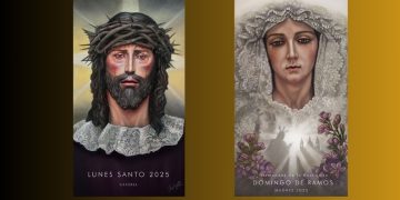 El artista macoterano José Ángel Nava pone su sello artístico al Domingo de Ramos de Madrid y al Lunes Santo de Cáceres
