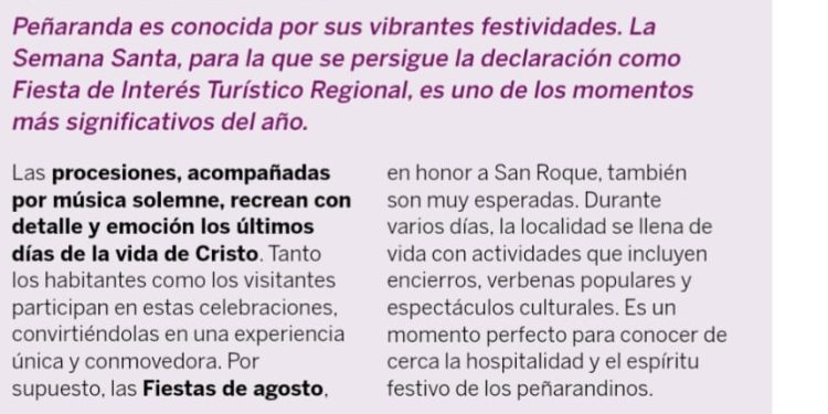 Peñaranda y sus «fiestas en honor a San Roque»: el reportaje de tres páginas que ha costado a las arcas municipales 3.630 euros