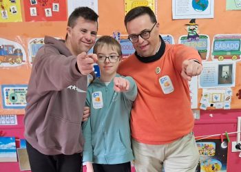 El colegio Miguel de Unamuno conmemora en Peñaranda el Día Internacional del Síndrome de Down con actos de sensibilización