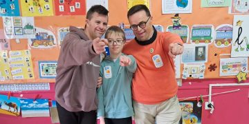 El colegio Miguel de Unamuno conmemora en Peñaranda el Día Internacional del Síndrome de Down con actos de sensibilización