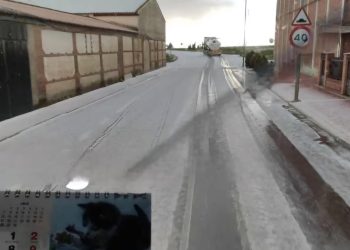 La borrasca Martinho deja una espectacular tormenta de agua y granizo en la zona entre Paradinas de San Juan y Rágama