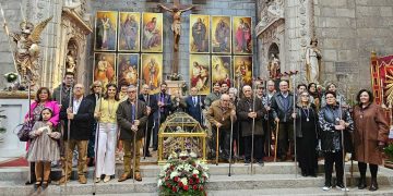 Peñaranda vive el Domingo de Lázaro con la fiesta anual de la cofradía y cabildo del venerado Santo Cristo de la Cama
