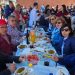 1.500 personas comparten en Villoria la paella de las fiestas del Voto ofrecida en la pista deportiva cubierta junto al centro social