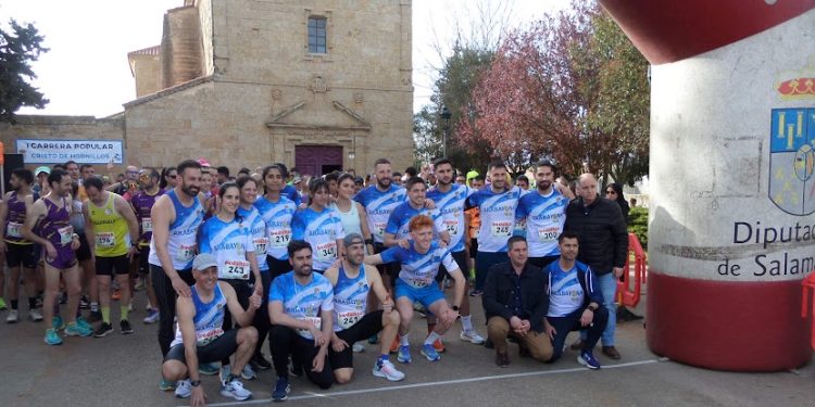 Juan Bueno y Verónica Sánchez ganan la I edición de la carrera popular Cristo de Hornillos celebrada con gran éxito en Arabayona