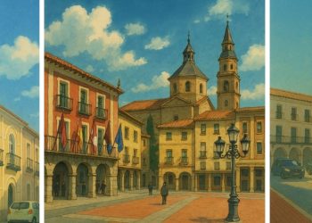 La Peñaranda de ‘cuento’ que imagina la Inteligencia Artificial en tres rincones: el Calderón y las plazas Nueva y de la Constitución