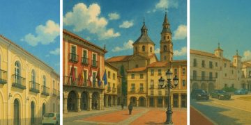 La Peñaranda de ‘cuento’ que imagina la Inteligencia Artificial en tres rincones: el Calderón y las plazas Nueva y de la Constitución