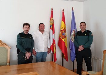 Villoria recibe al nuevo teniente coronel de la Guardia Civil Arturo Marcos y le transmite su preocupación por los robos en el campo