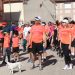 La VIII edición del Paseo Saludable de Paradinas de San Juan llena calles y caminos con una multitudinaria marea naranja