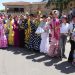 Multitudinaria Feria Rociera en Babilafuente con sevillanas y jinetes llegados de varios pueblos y un gran ambiente en la calle