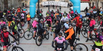 Alaraz se convierte un año más en paraíso de las rutas BTT con la XII edición de su quedada que ha reunido a 130 participantes