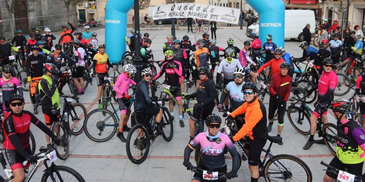 Alaraz se convierte un año más en paraíso de las rutas BTT con la XII edición de su quedada que ha reunido a 130 participantes