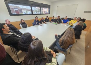 La banda de la Hermandad de Cofradías de Peñaranda reúne a sus componentes para hacer un balance de la Semana Santa