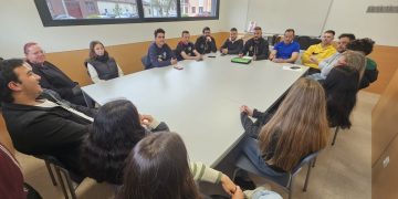 La banda de la Hermandad de Cofradías de Peñaranda reúne a sus componentes para hacer un balance de la Semana Santa