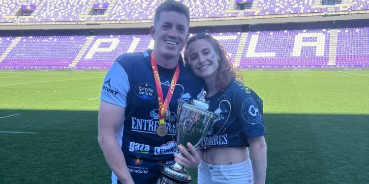 Baltazar Taibo, tordillano de adopción, se proclama mejor jugador en la Copa del Rey de rugby disputada en Valladolid