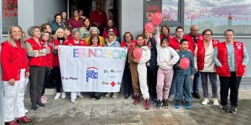 La asamblea comarcal de Peñaranda celebra el Día Mundial de la Cruz Roja destacando la independencia como uno de sus principios