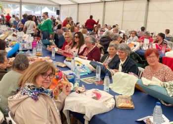Un grupo de encajeras de Peñaranda viaja hasta Medina del Campo para participar en la IV Feria Multilabores de la villa