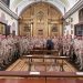 La Virgen del Loreto de Peñaranda recibe a militares de la Base Aérea de Matacán que la tienen como patrona y protectora