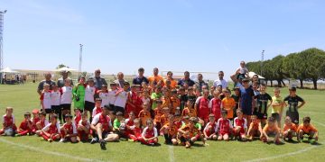 Gran ambiente deportivo en el I triangular de fútbol de Villoria con equipos del Carbajosa, el Jai Alai y el Promesas Las Villas