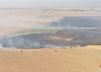 La Junta da por controlado el incendio que se ha originado en Malpartida y atribuye la causa probable a una negligencia