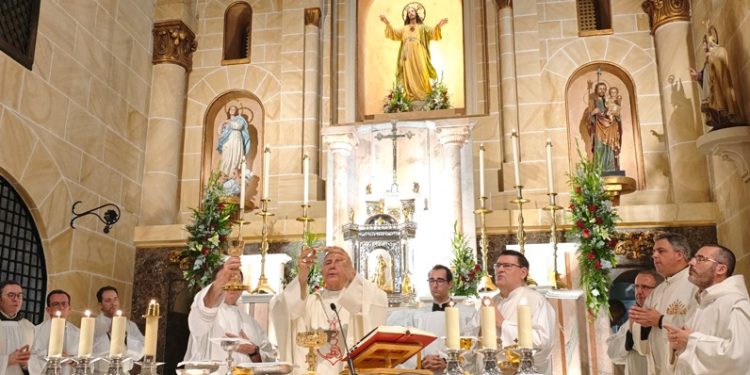 El nuevo santuario del Corazón de Jesús en Cantalapiedra recibe hoy a la patrona de la villa, Nuestra Señora de la Misericordia